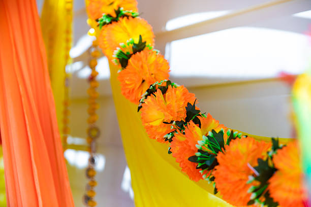 istock Indian traditional wedding ceremony interiors and decorations 2245927989