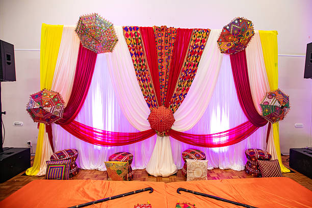 istock Indian traditional wedding ceremony interiors and decorations 2245929885