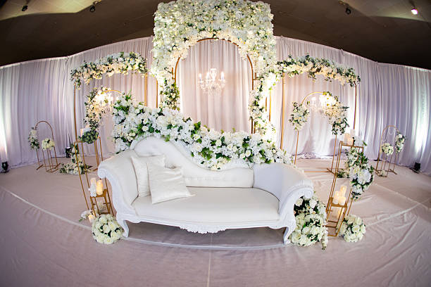 istock Indian traditional wedding ceremony interiors and decorations 2245930084