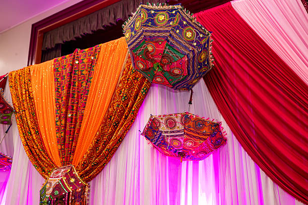 istock Indian traditional wedding ceremony interiors and decorations 2245930235