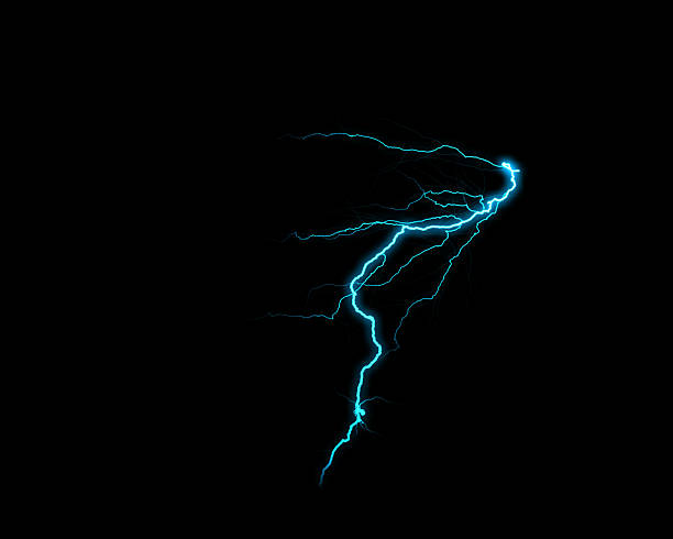 istock A striking blue lightning bolt illuminates the darkness, showcasing raw electrical power and dynamic energy against a black backdrop. 2245934856