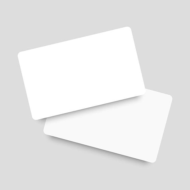 istock White business card icon in flat style. Blank template vector illustration on isolated background. Sticker, sheet, label, banner sign business concept. 2245936550