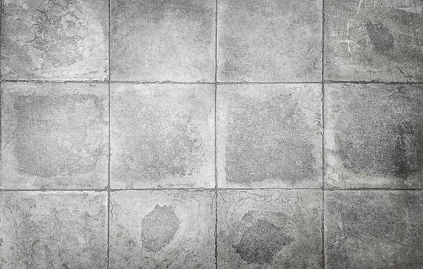 istock texture of gray, large square concrete tiles with damage 2245938698