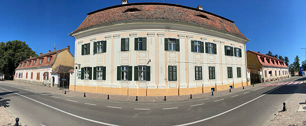 Avrig, Romania – August 10, 2025: The old Palace Brukenthal