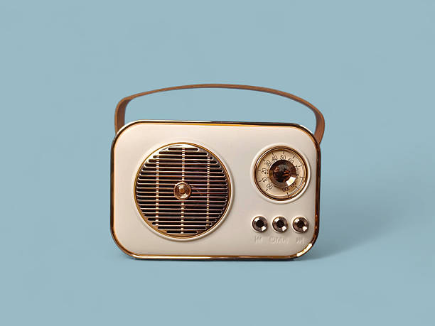 istock Stylish Classic Radio Speaker Design 2245945610