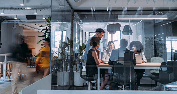 istock Business partners on meeting in the office. 2245951344