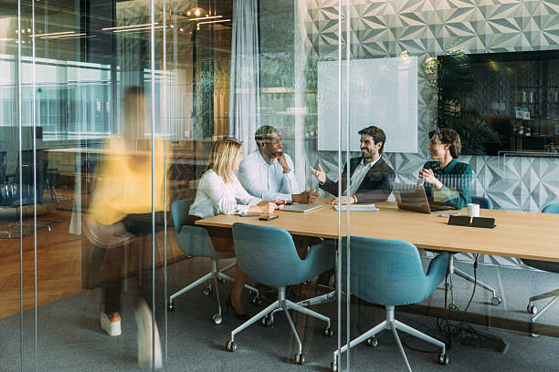 istock Business partners on meeting in the office. 2245952990