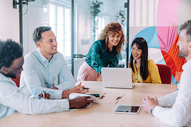 istock Business persons on meeting in the office. 2245953844