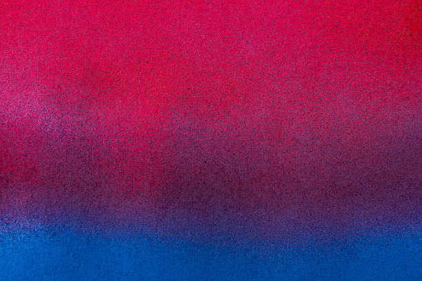 istock Red and blue spray paint background 2245954095