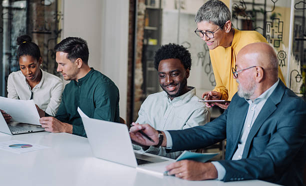 istock Business persons on meeting in the office. 2245954667