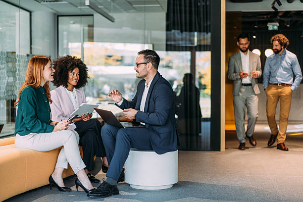 istock Successful business team in the office. 2245956540