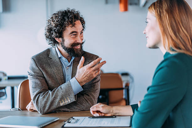 istock Business partners in meeting. 2245956585