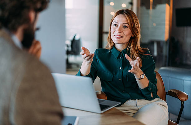 istock Business partners in meeting. 2245956599