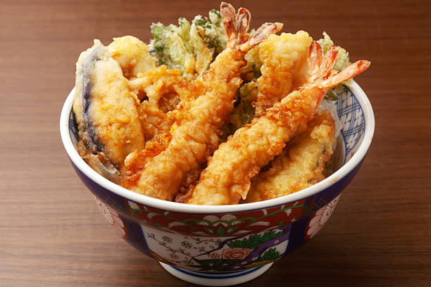 istock Tendon topped with shrimp, squid, and vegetable tempura 2245960901