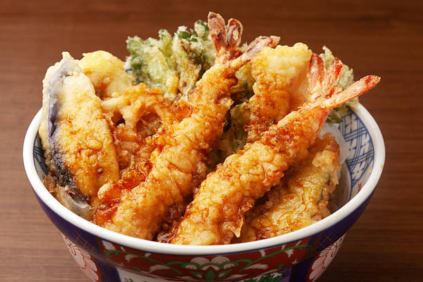 istock Tendon topped with shrimp, squid, and vegetable tempura 2245960908