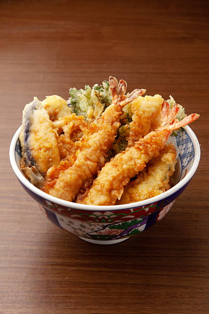 istock Tendon topped with shrimp, squid, and vegetable tempura 2245960926
