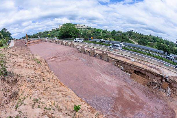 istock Construction New Road Highway Preparation Earthworks 2245966504