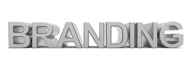 istock Silver 3D branding text isolated on white background 2245967966