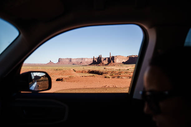 istock Monument valley park - view from the car window 2245969678