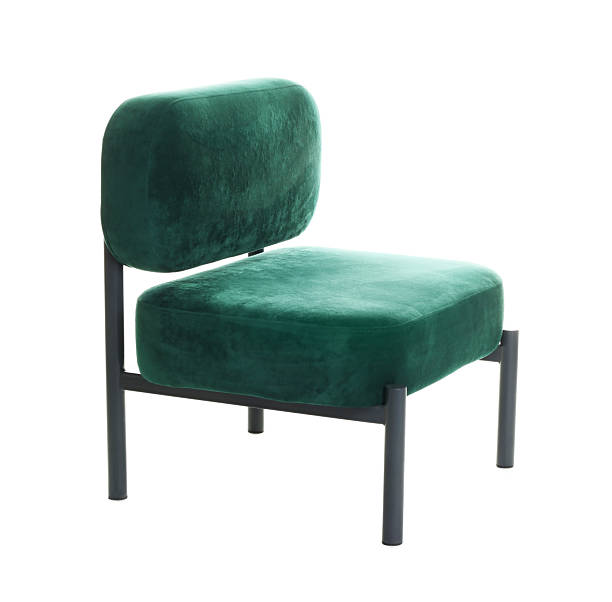 istock Stylish armchair isolated on white. Used stuff 2245975369