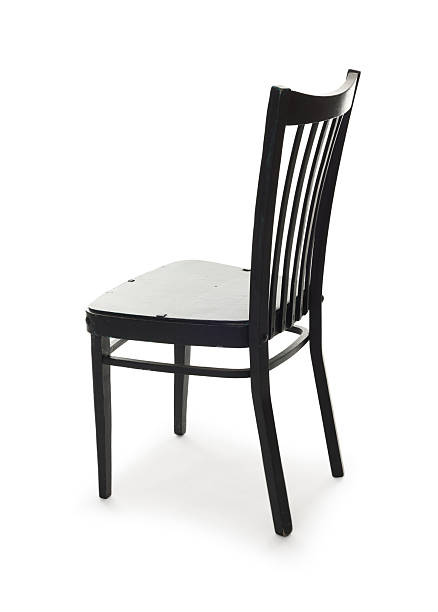 istock One stylish chair isolated on white. Used stuff 2245975413