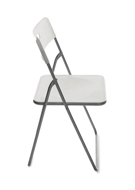 istock Stylish chair isolated on white. Used stuff 2245975553