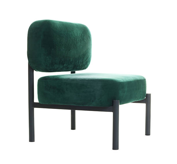 istock Stylish armchair isolated on white. Used stuff 2245975633
