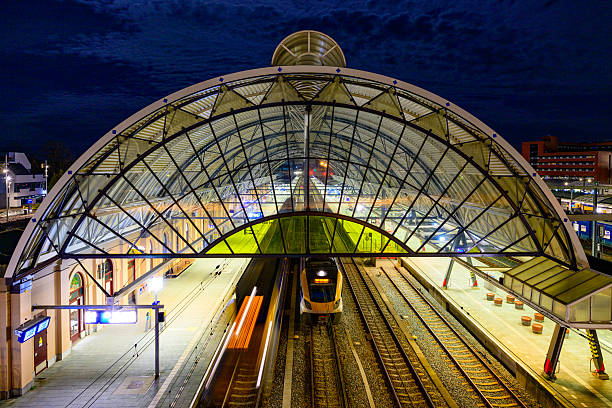 istock Zwolle train station in the evening 2245978802