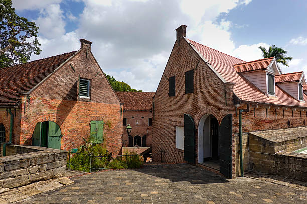 The 17th century Fort Zeelandia, by the Suriname river in Paramaribo