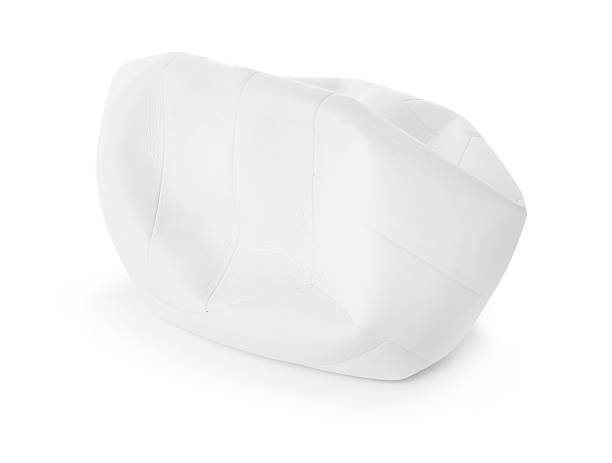 istock One deflated volleyball ball isolated on white 2245985271