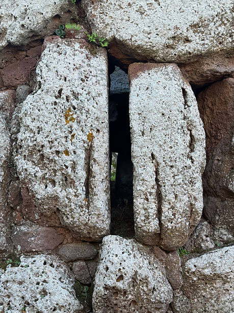 istock Nuraghe Arrubiu ancient megalithic wall and entrance in bright sunlight 2245988744