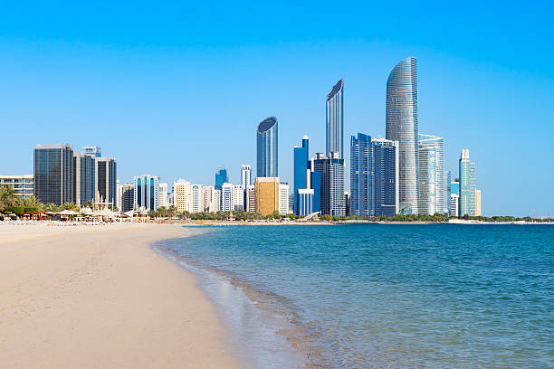 istock Corniche Beach in Abu Dhabi in United Arab Emirates 2245991653