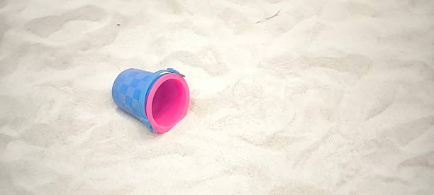 Sand toys for kids. Summer vacation.