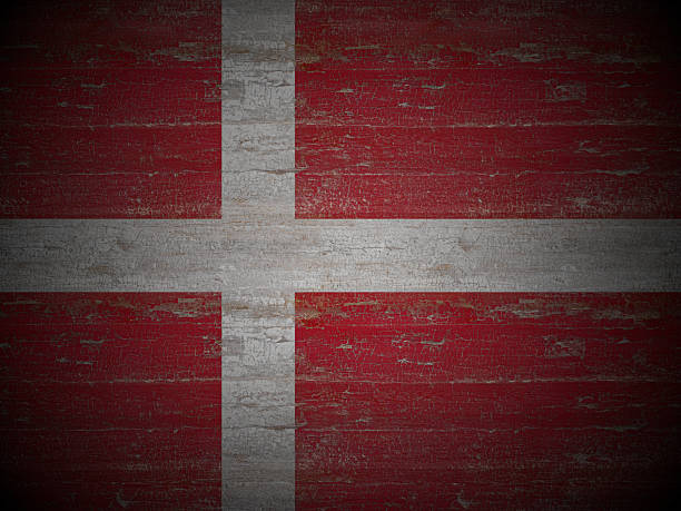 istock Old wooden Denmark flag 2245995567