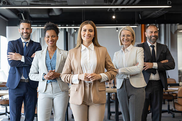 istock Professional Team Conveying Trust and Collaboration Spirit 2245996419