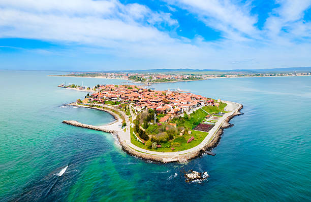 istock Nesebar or Nessebar aerial panoramic view, Bulgaria 2245997008
