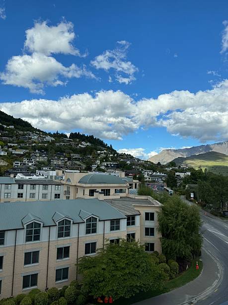 istock Cityview over Queenstown 2245997170