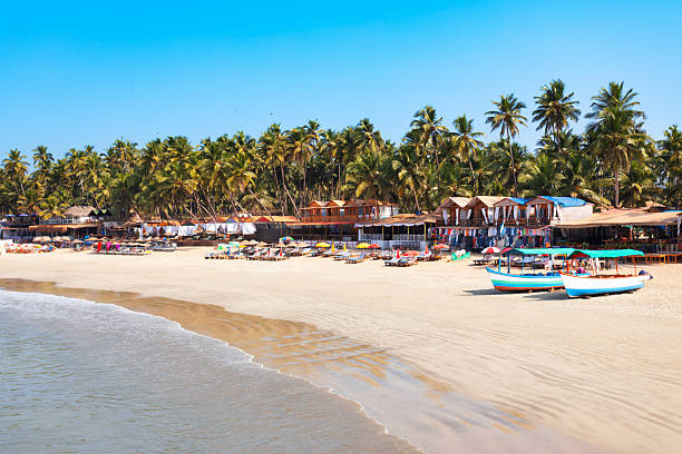 istock Boats at the Palolem Beach in Goa, India 2245997678