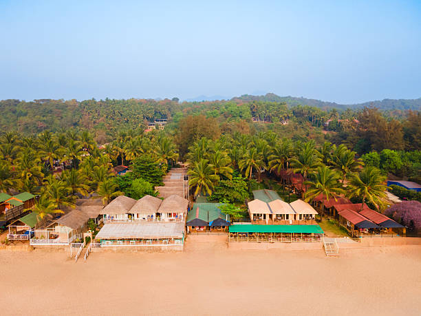 istock Agonda Beach aerial panoramic view in Goa, India 2245997749