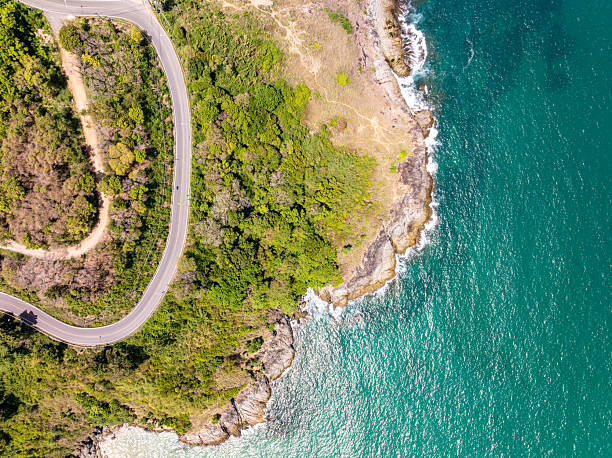 istock Aerial view sea landscape nature background 2246000534