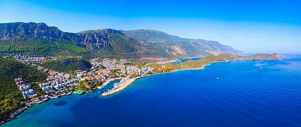 istock Kas city aerial panoramic view in Turkey 2246004602