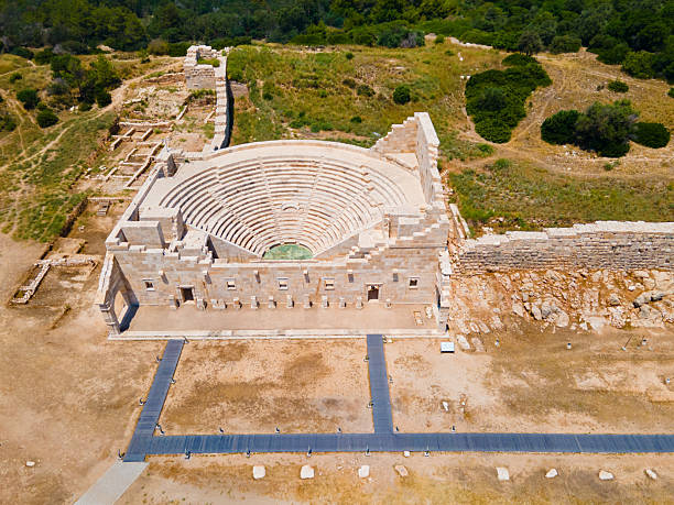 istock Patara ancient city aerial panoramic view, Turkey 2246004659