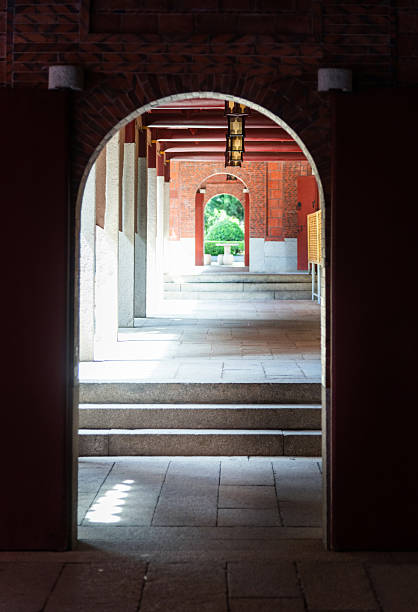 Hallway of ancient Chinese architecture