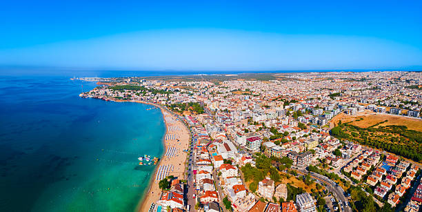 istock Didim city beach aerial panoramic view in Turkey 2246009149