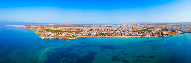 istock Didim city beach aerial panoramic view in Turkey 2246009150