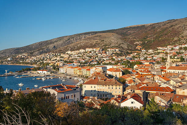 istock Scenic panoramic view of Senj, Croatia 2246009360