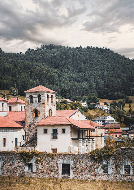 istock Monastery in Asturias hills 2246009888