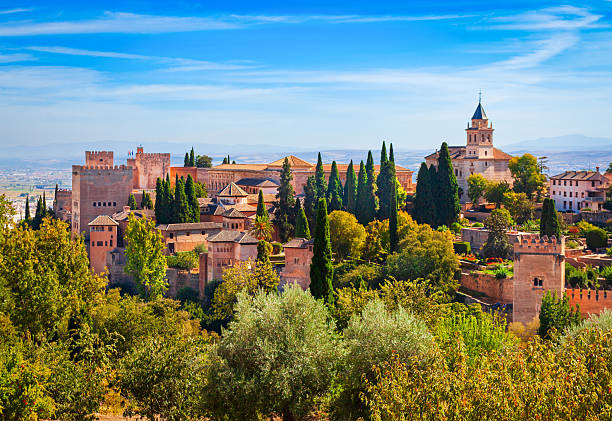 istock The Alhambra aerial panoramic view in Granada, Spain 2246014523