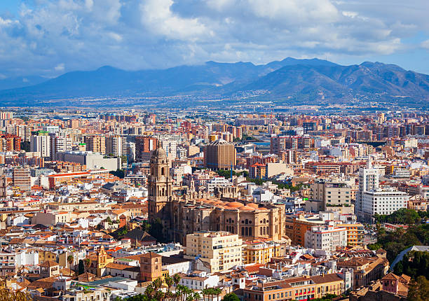 istock Malaga Cathedral aerial panoramic view in Andalusia, Spain 2246016543