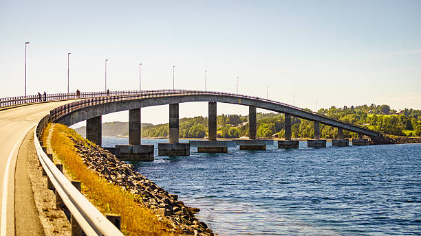 istock Road bridge Bolsoya, coast landscape Norway 2246026372